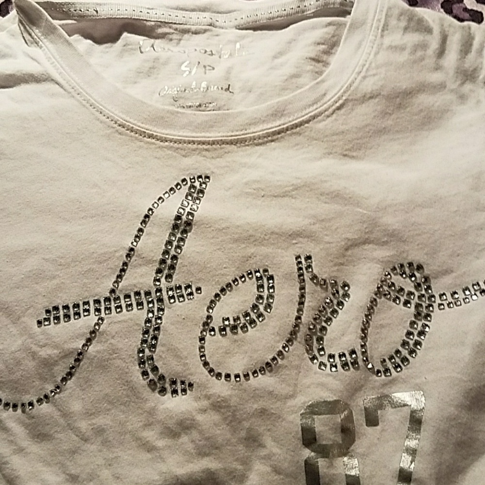 White S/P  arepostol  t shirt